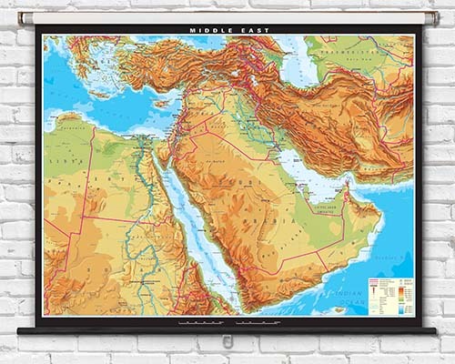 Middle East Classroom Maps