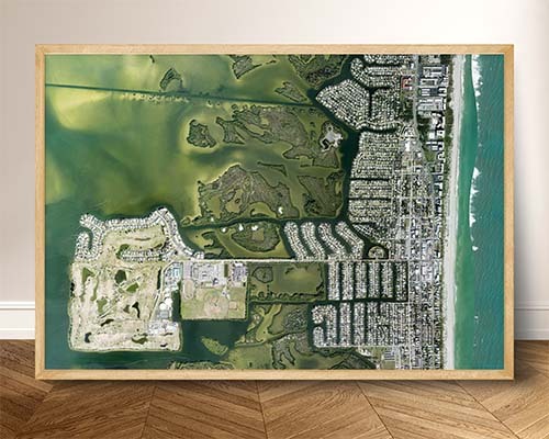 Satellite Imagery Wall Maps