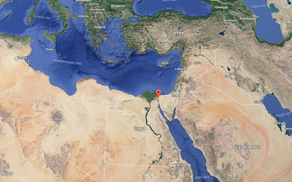 Suez Canal Location On World Map