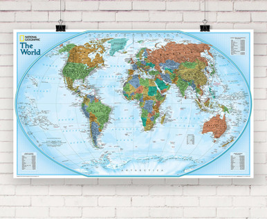 National Geographic World Explorer Wall Map | World Maps Online