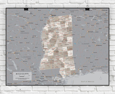 Mississippi State Executive Wall Map  04830  73992.1709579186.386.513 ?c=2