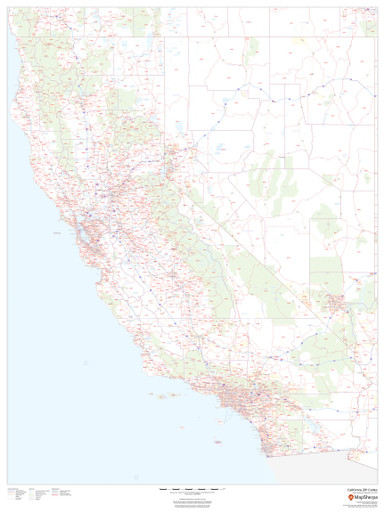 California ZIP Code Map