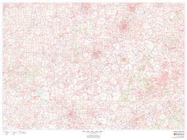 Kentucky ZIP Code Map