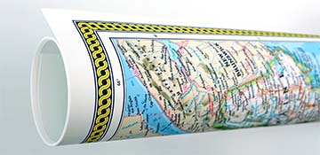 British Isles Vintage Map Print (1801)| World Maps Online