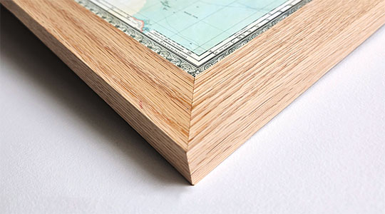 Natural Oak Wood Frame
