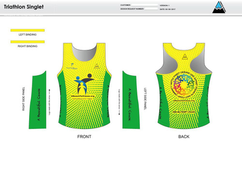 A Beautiful Cause Women's Tri Singlet