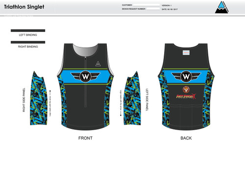 Flying W Men's Tri Singlet