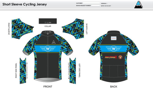 Flying W Short Sleeve Cycling Jersey