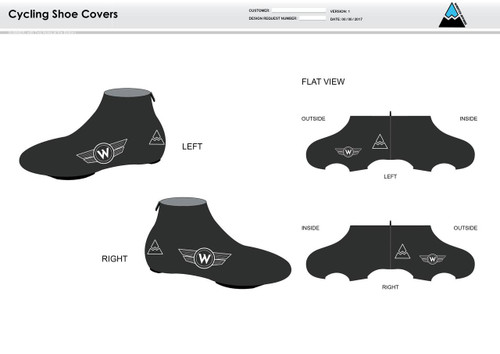 Flying W Cycling Shoe Covers