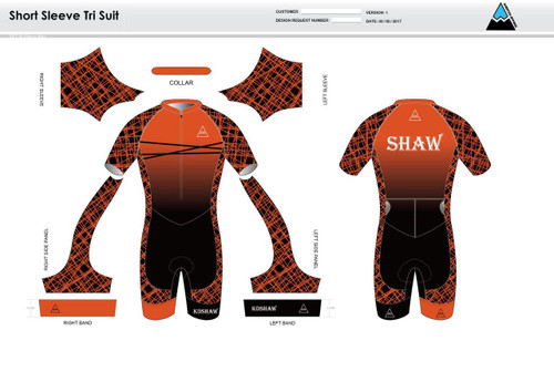 Shaw Short Sleeve Tri Suit