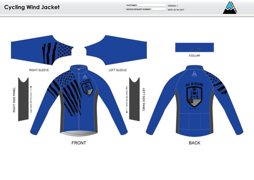 All In Racing Blue Wind Jacket