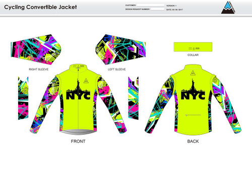 NYC Neon Convertible Jacket