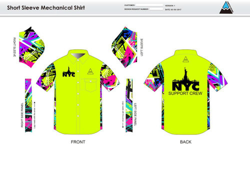 NYC Neon Youth Mechanic Shirt