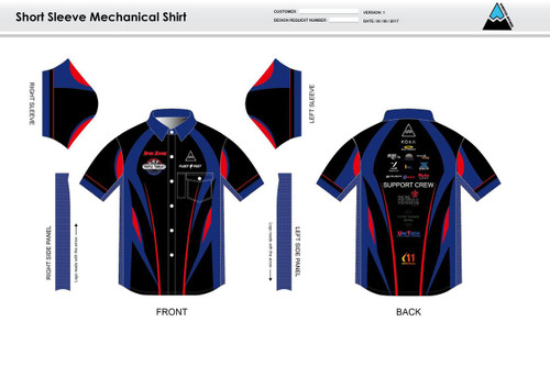 Triple Threat Adult Mechanic Shirt - UNISEX Sizing