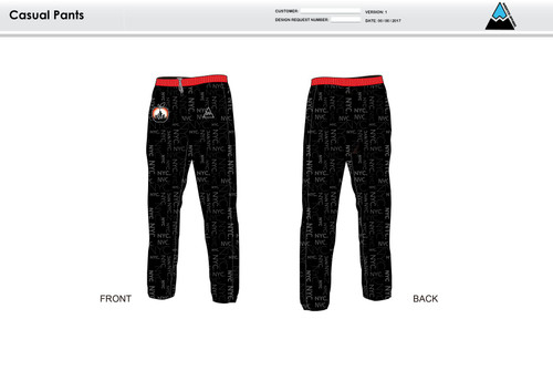 NYC Big Apple Warm Up Pants