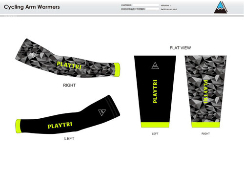 Playtri Cycling Arm Sleeves