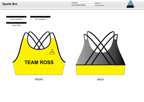 Team Ross Sports Bra