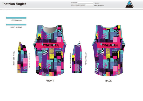 Sally Men's Tri Singlet