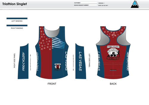 Aces and Eights Women's Tri Singlet