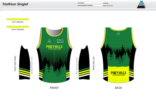 Piney Hills Men's Tri Singlet