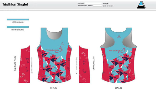 Where Your Feet Take You Women's Tri Singlet