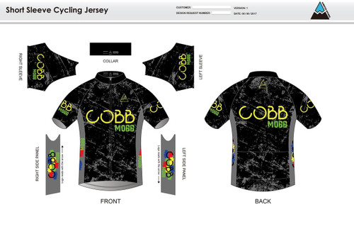 Cobb Mobb Youth Short Sleeve Cycling Jersey