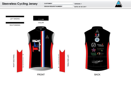 Tri Avengers Sleeveless Cycling Jersey