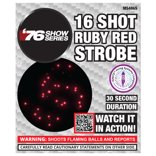 16s Ruby Red Strobe (30sec) (Show Series)