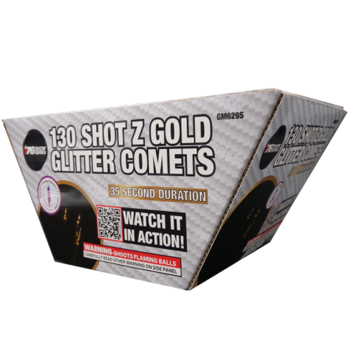 130s Z Gold Glitter Comets (35sec) (Show)