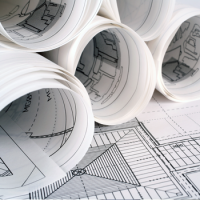 Large format printing plotter bond paper for CAD and architectural line drawings