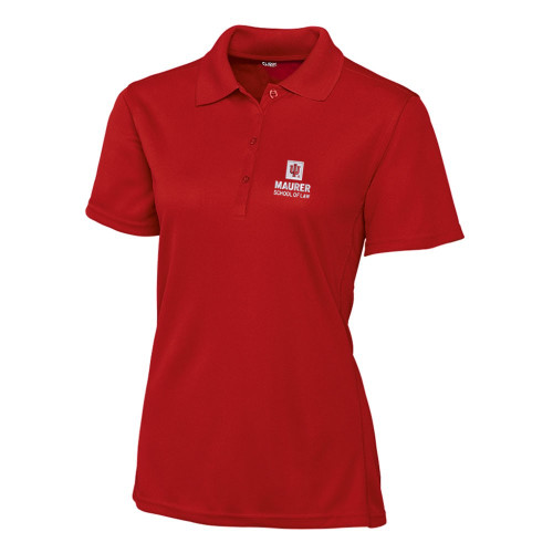 Women's Short Sleeve Tech Polo-Cardinal Red