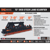 TMG-SLR72 Skid Steer Land Leveler Ripper Scarifier w/ Rake 72 MODEL WE SHIP!!!