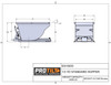 1/3 YD PROTILT SELF DUMPING HOPPER- TRASH - DEMO- RECYCLING HOPPER- FREE SHIPPING