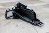 Heavy Duty Skid Steer Stump Bucket with Grapple Hydraulic MADE IN USA - WE SHIP