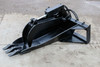 Heavy Duty Skid Steer Stump Bucket with Grapple Hydraulic MADE IN USA - WE SHIP