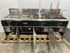 GILES 4 BAY FRYER GILES EOF24 EOFBIB TESTED NICE UNIT WE CRATE & SHIP BY FREIGHT