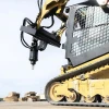 ES HD Auger Head Skid Steer Loader Universal Quick Attach MADE IN USA WE SHIP