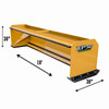 10' XP30 Pull Back Attach Snow Pusher Plow Skid Steer Universal Quick Attach NEW
