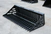 66" ROCK BUCKET SKID STEER QUICK ATTACH 3/8 STEEL GR 50 MADE IN USA