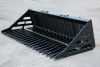 66" ROCK BUCKET SKID STEER QUICK ATTACH 3/8 STEEL GR 50 MADE IN USA
