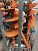 WIG Skid Steer Drive Attachment 12” and 18" Diameter Auger WITH BIT WE SHIP INTL