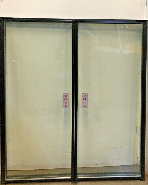 Remis R054 V2 BLK BLACK 2 Door Cooler Refrigerated Doors