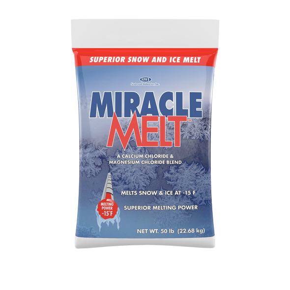 Miracle Melt Calcium Magnesium Chloride Ice Melter 50 bags -15F FULL PALLET! 2500 lbs