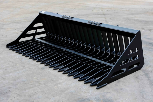 72″ Rock Bucket Skid Steer Mount Heavy Duty Made In USA 1 Yr Warranty WE SHIP
