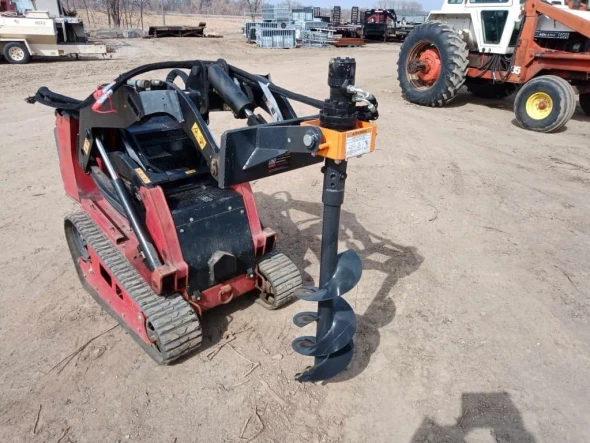 NEW Mini Skid Steer Posthole Auger Drive & 12" Bit Wolverine MAD-12-12D WE SHIP