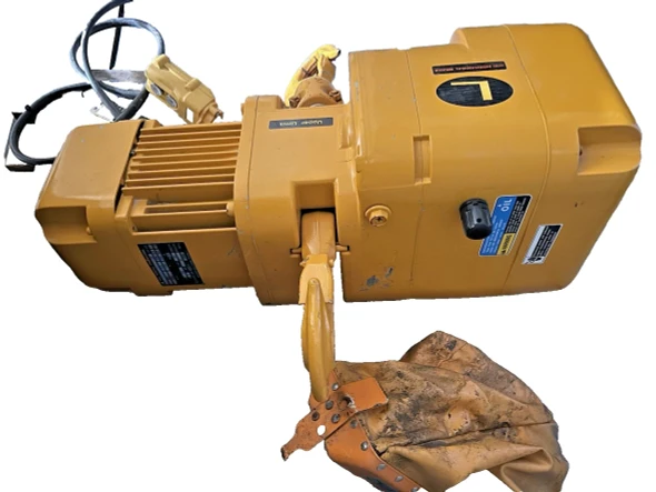 Harrington ER020L 2 Ton 4000LB Electric Chain Hoist 230/460V 3Ph 14 FPM