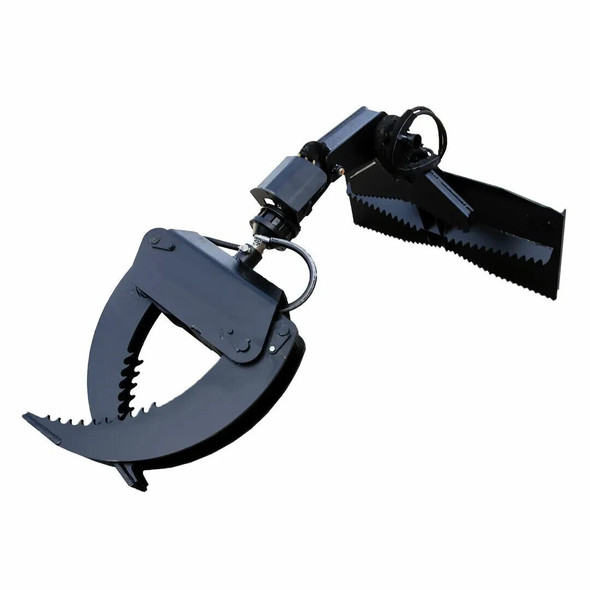ROTATING LOG GRAPPLE HYDRO SKID STEER ES UNIVERSAL MADE IN USA WARRANTY WE SHIP