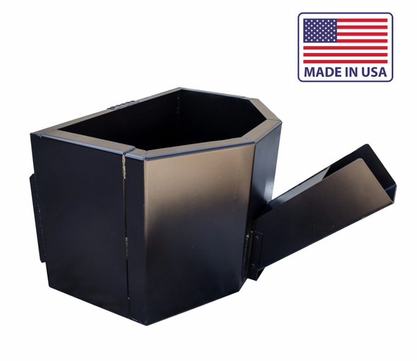 Concrete Bucket Tip to Pour HD Concrete Bucket FitsUNIVERSAL SKID STEER WE SHIP