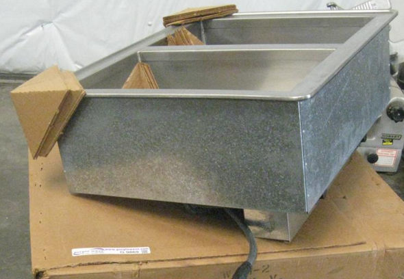 Atlas Stainless Steel 2 Well Commercial Food Warmer WIH-2 GOVERNMENT SURPLUS