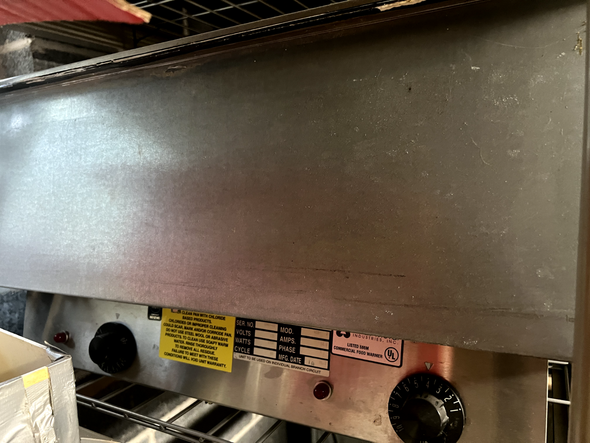 Atlas Stainless Steel 2 Well Commercial Food Warmer WIH-2 GOVERNMENT SURPLUS